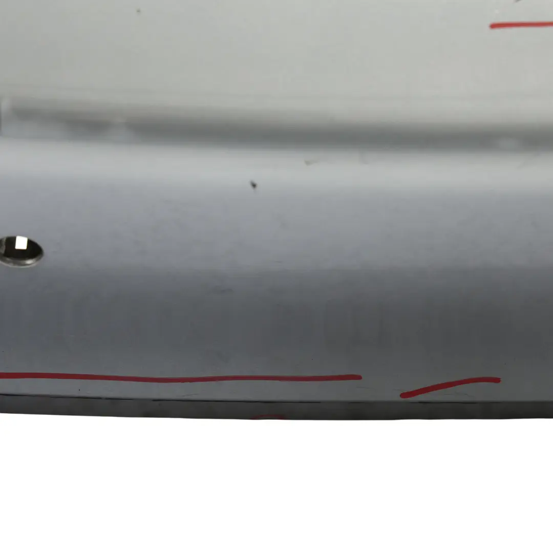 Audi S5 8T Rear Bumper Trim Panel Covering Monza Silver Metallic - X7V - SKU 8T0807303C-MSIL - Part number 8T0807303C