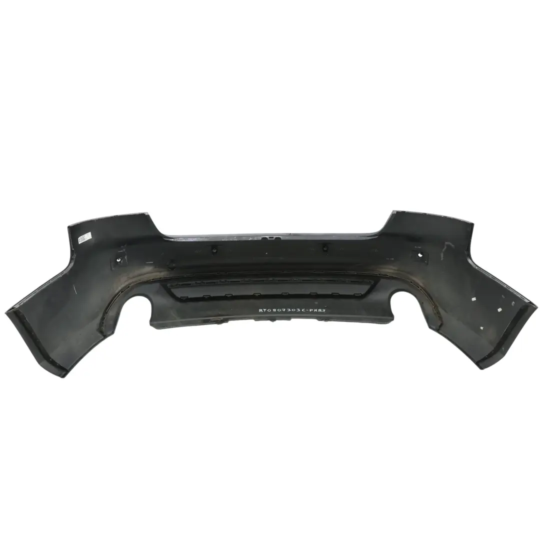 Bumper Trim Panel Covering Phantom Black - Z9Y to Audi A5 S5 8T Rear with Part number 8T0807303C Audi A5 S5 8T Rear Bumper Trim Panel Covering Phantom Black - Z9Y - SKU 8T0807303C-PHB3 - Part number 8T0807303C