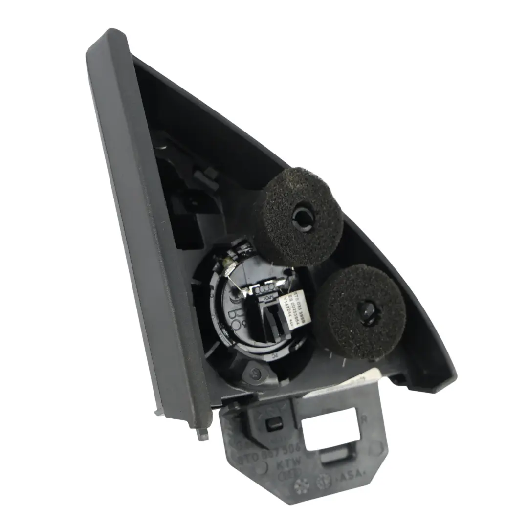Hochtöner Lautsprecher Innenabdeckung Blende Rechts Schwarz für Audi A5 8T mit Teilenummer 8T0857506 Audi A5 8T Hochtöner Lautsprecher Innenabdeckung Blende Rechts Schwarz - SKU 8T0857506-1 - Teilenummer 8T0857506