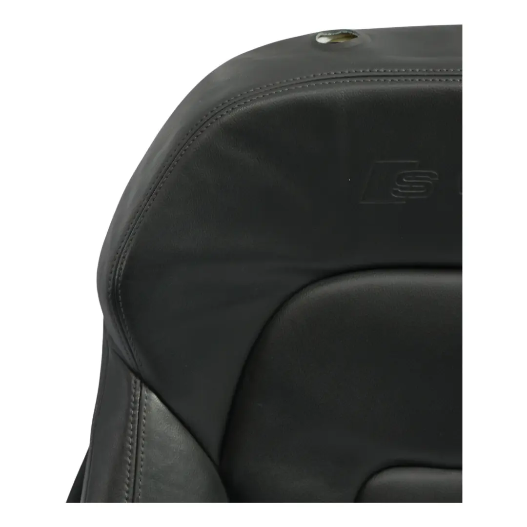 Backrest HeatedFront Left N/S Leather Soul Black to Audi A5 8T S-Line Sport Seat with Part number 8T0881805Q Audi A5 8T S-Line Sport Seat Backrest HeatedFront Left N/S Leather Soul Black - SKU 8T0881805Q-1 - Part number 8T0881805Q