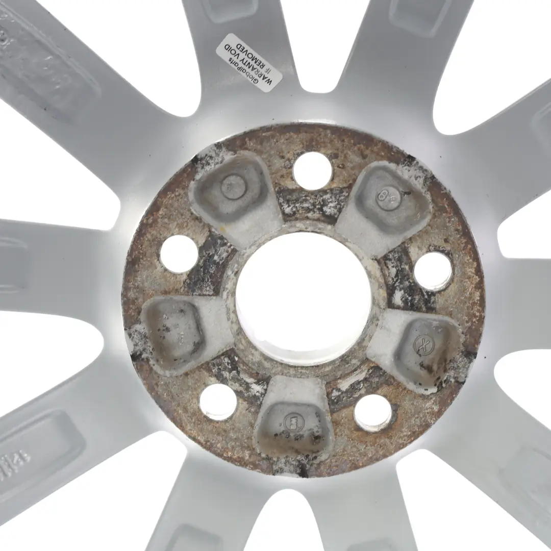 Audi Q3 8U Silver Wheel Alloy Rim 17" 7J ET:43 10 Spoke 8U0601025S - SKU 8U0601025B-SL3 - Part number 8U0601025B
