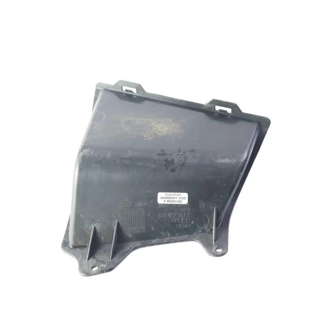 Audi Q3 8U Embout Pare-chocs Cache Panneau Garniture Avant Gauche - SKU 8U0807151E - Numéro de pièce 8U0807151E