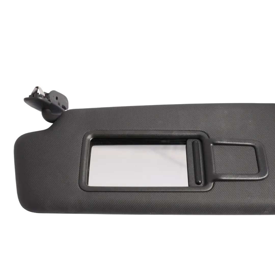 Front Illuminated Sun Visor Shade Left N/S Black to Audi Q3 8U with Part number 8U0857551C Audi Q3 8U Front Illuminated Sun Visor Shade Left N/S Black - SKU 8U0857551C-4 - Part number 8U0857551C