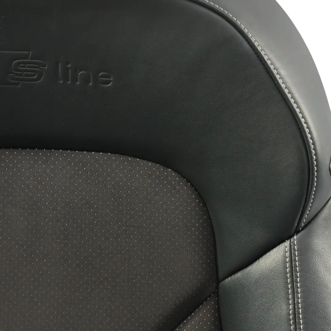 Audi Q3 8U Sedile Sport S-Line Ant Riscaldato Sinistro Tessuto Pelle Nero Argent - SKU 8U0881805AL-3 - Numero di parte 8U0881805AL