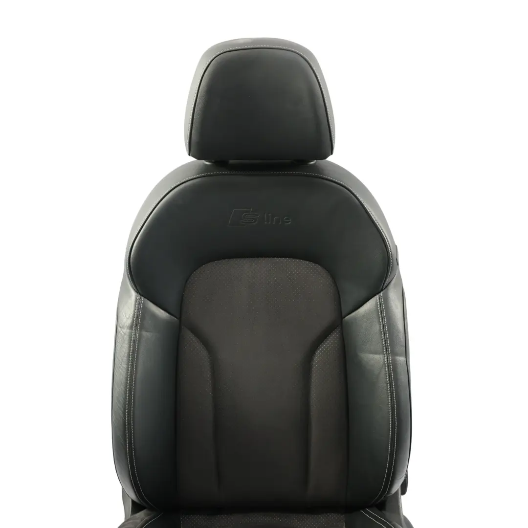 Audi Q3 8U Sedile Sport S-Line Ant Riscaldato Sinistro Tessuto Pelle Nero Argent - SKU 8U0881805AL-3 - Numero di parte 8U0881805AL
