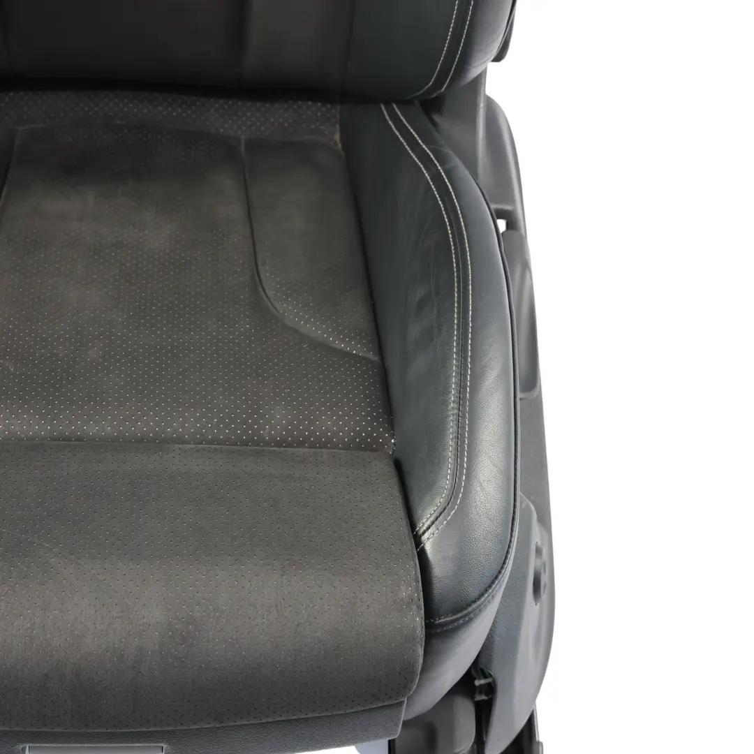 Front Sport Seat S-Line Heated Left N/S Cloth Leather Black Silver to Audi Q3 8U with Part number 8U0881805AL Audi Q3 8U Front Sport Seat S-Line Heated Left N/S Cloth Leather Black Silver - SKU 8U0881805AL-3 - Part number 8U0881805AL