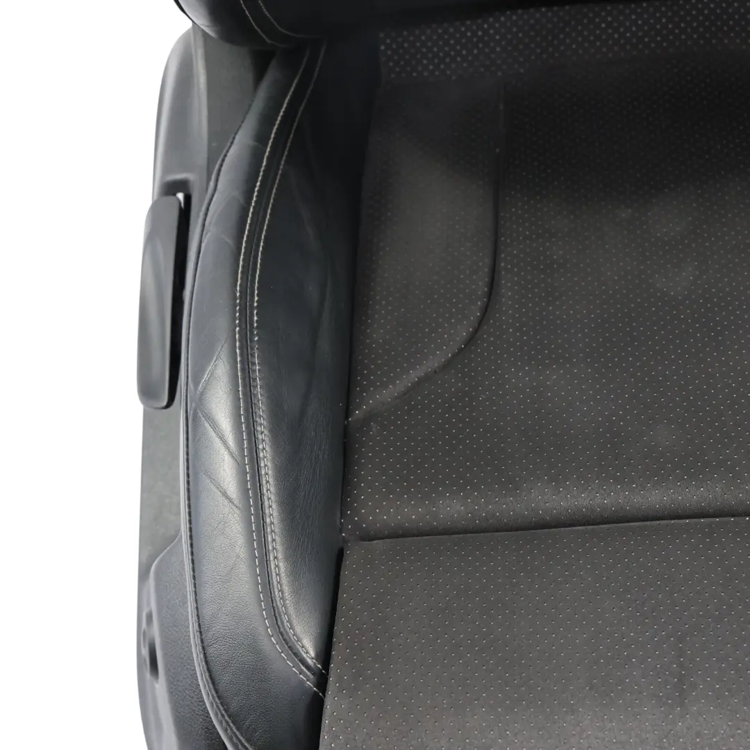 Heated Front Right O/S Half Leather Black Silver to Audi Q3 8U Sport Seat S-Line with Part number 8U0881806AL Audi Q3 8U Sport Seat S-Line Heated Front Right O/S Half Leather Black Silver - SKU 8U0881806AL-3 - Part number 8U0881806AL