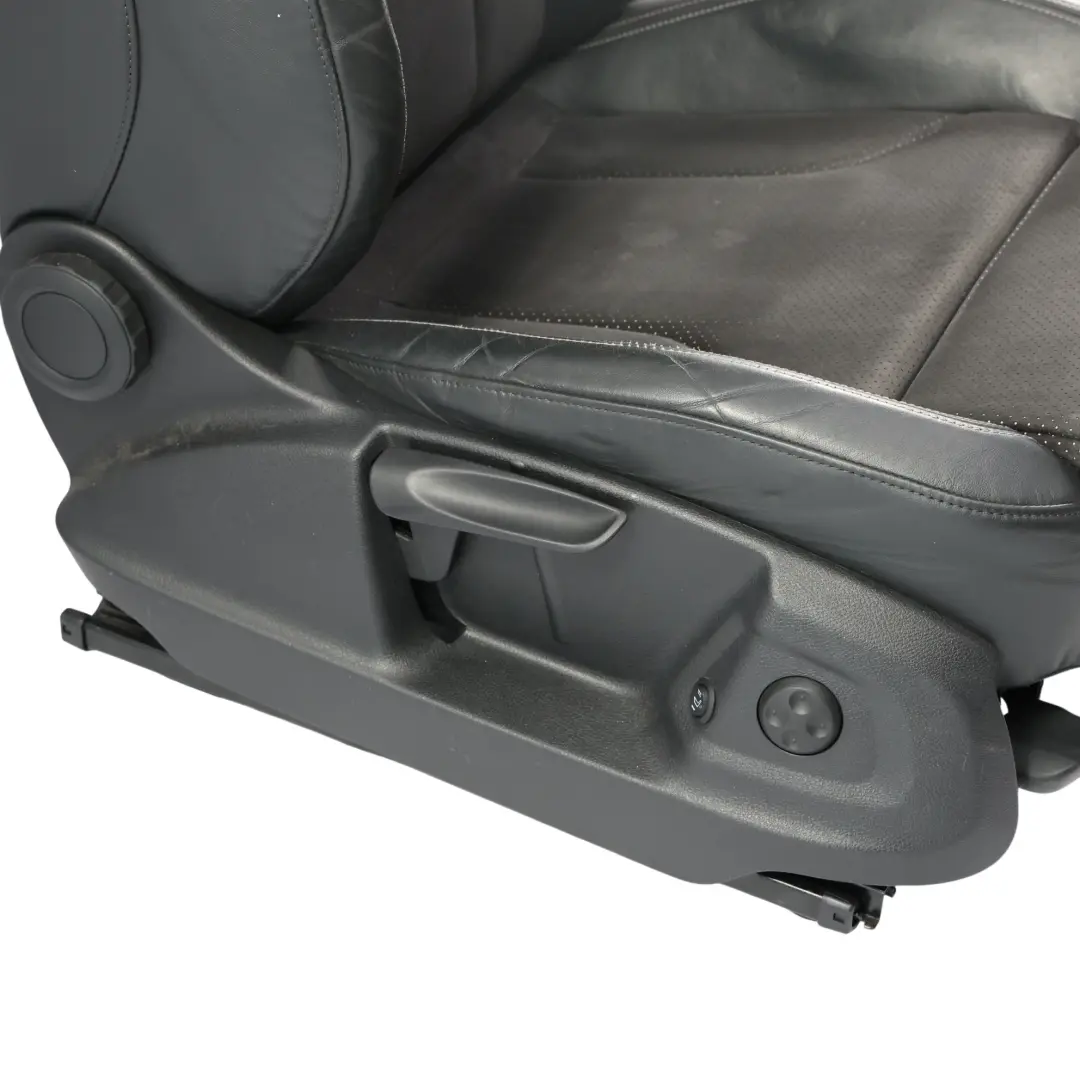 Heated Front Right O/S Half Leather Black Silver to Audi Q3 8U Sport Seat S-Line with Part number 8U0881806AL Audi Q3 8U Sport Seat S-Line Heated Front Right O/S Half Leather Black Silver - SKU 8U0881806AL-3 - Part number 8U0881806AL