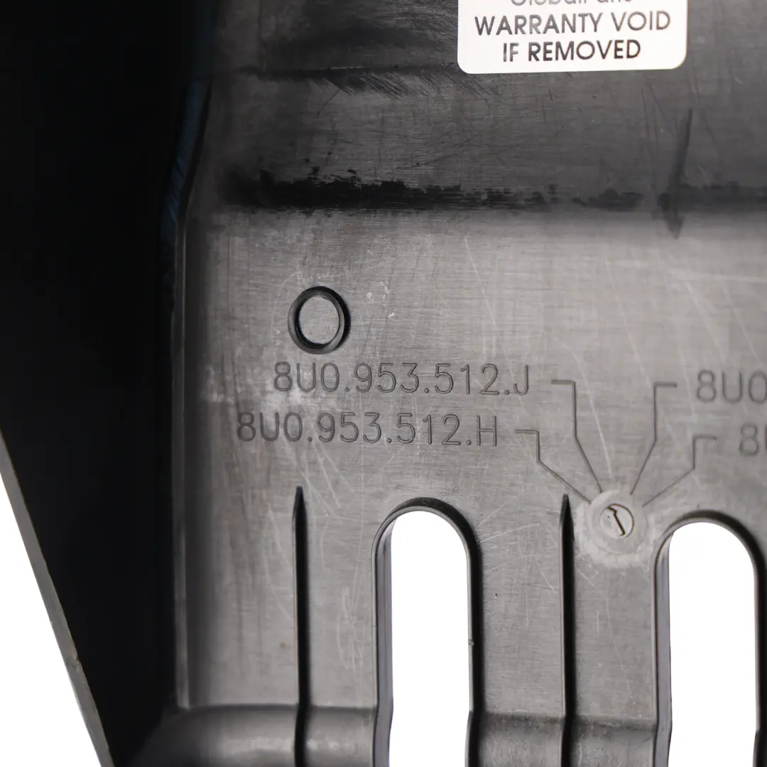 Steering Column Lower Cover Trim Panel to Audi Q3 8U with Part number 8U0953512J Audi Q3 8U Steering Column Lower Cover Trim Panel - SKU 8U0953512J - Part number 8U0953512J
