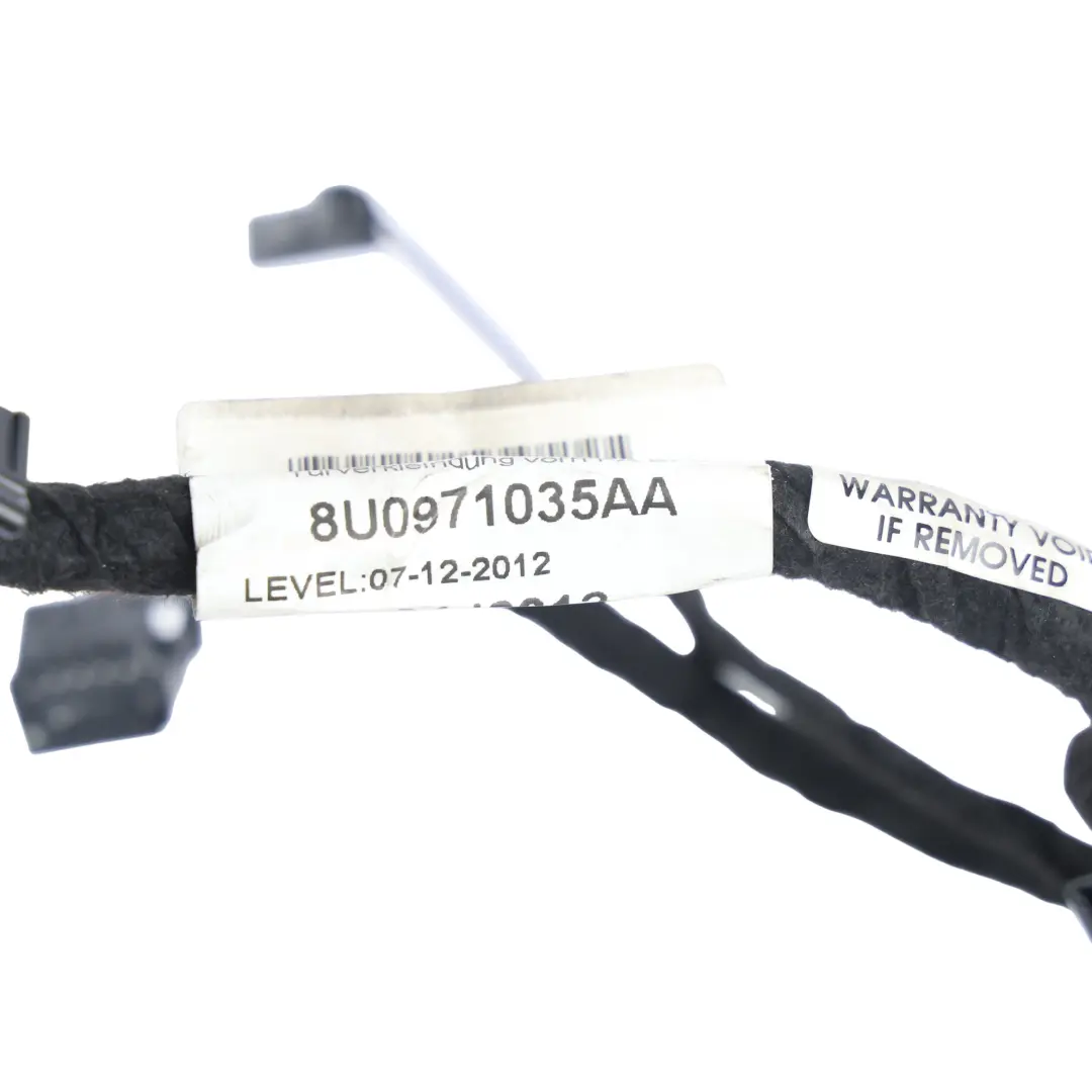 Audi Q3 8U Door Loom Wiring Harness Cable Front Right O/S - SKU 8U0971035AA - Part number 8U0971035AA
