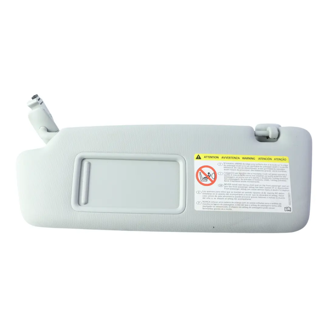 Audi Q3 8U Sonnenblende Blende Abdeckung Verkleidung Vorne Links Grau - SKU 8U1857551A-1 - Teilenummer 8U1857551A