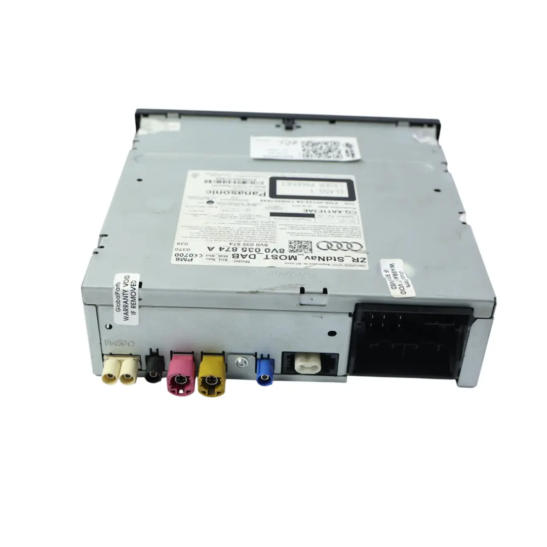 Audi A3 8V Radio Moduł Multimedialny MMI DAB Czytnik Nawigacji - SKU 8V0035874A - Numer Części 8V0035874A