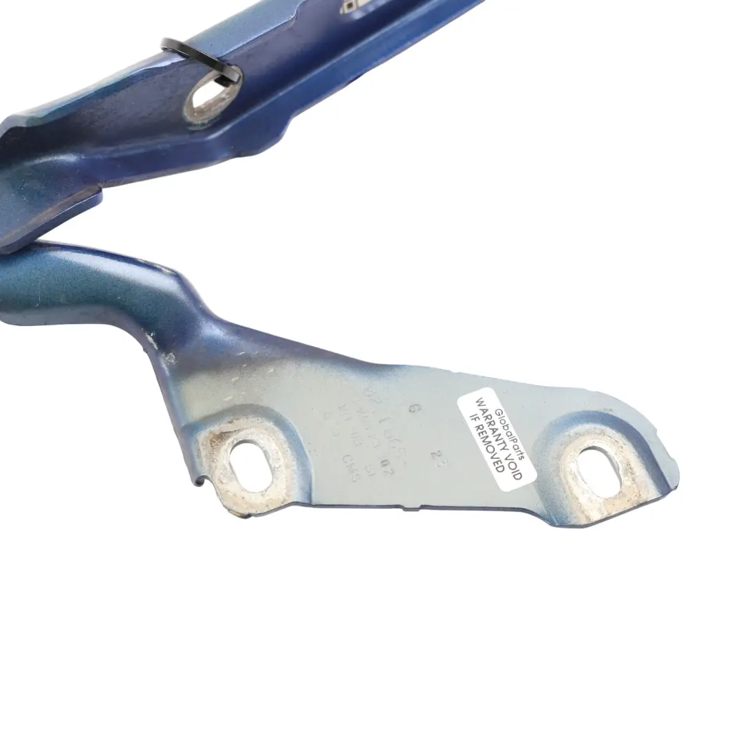 Front Bonnet Hood Hinge Right O/S Sepang Blue Pearl - Y5Q to Audi A3 8V with Part number 8V0823302 Audi A3 8V Front Bonnet Hood Hinge Right O/S Sepang Blue Pearl - Y5Q - SKU 8V0823302-SEB - Part number 8V0823302