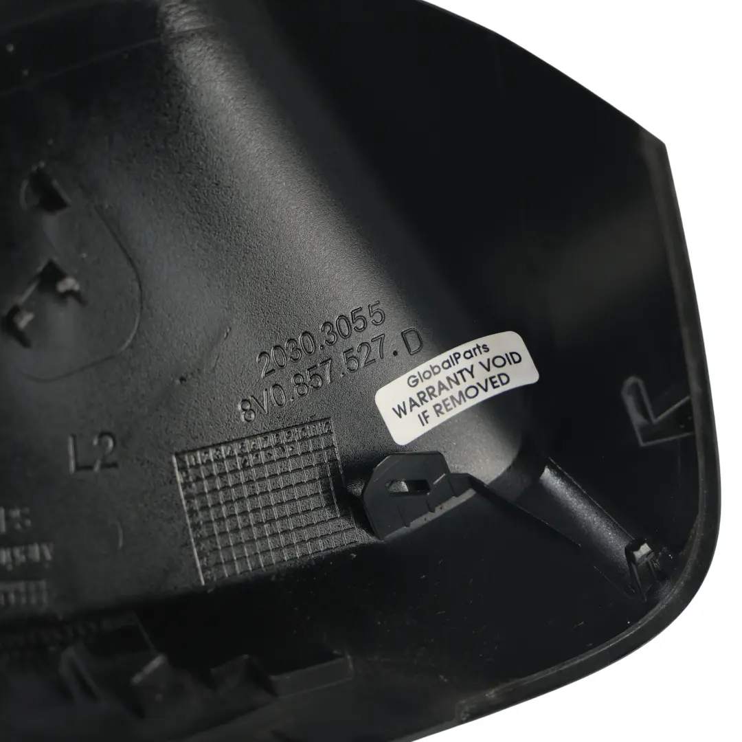 Obudowa Lusterka Drzwi Lewa Czarny Mityczny Y9T do Audi A3 8V o numerze 8V0857527D Audi A3 8V Obudowa Lusterka Drzwi Lewa Czarny Mityczny Y9T - SKU 8V0857527D-MYB - Numer Części 8V0857527D