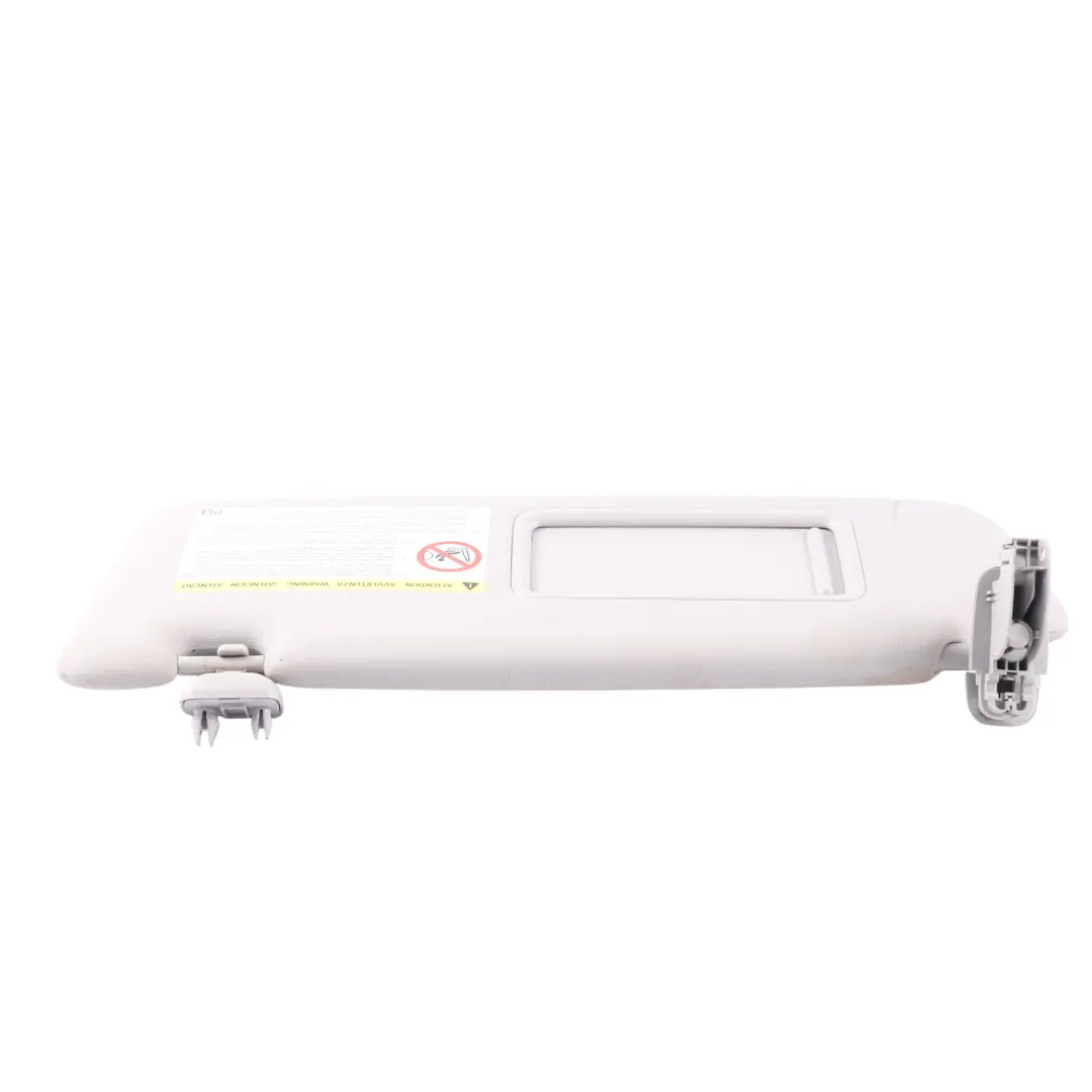 Aletta Parasole Pannello Specchietto Grigio Sinistro per Audi A3 8V con numero di parte 8V0857551 Audi A3 8V Aletta Parasole Pannello Specchietto Grigio Sinistro - SKU 8V0857551-2 - Numero di parte 8V0857551
