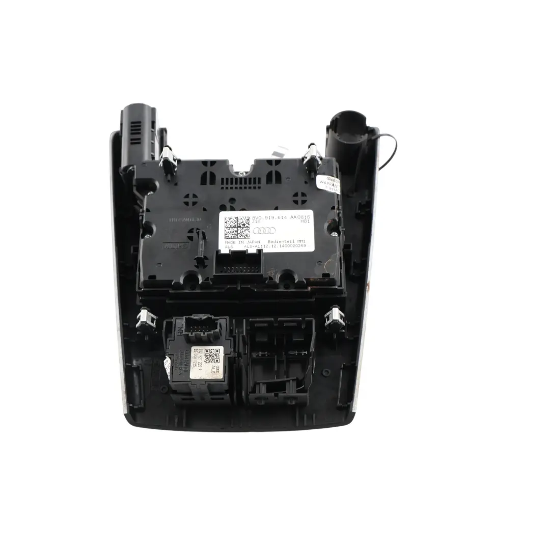 Audi S3 8V MMI Centre Console Multimedia Sat Nav Switch Panel - SKU 8V0919614AA - Part number 8V0919614AA