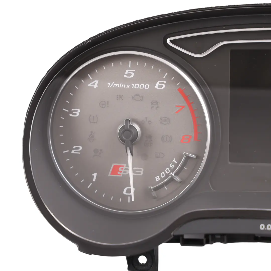 Audi S3 8V Instrument Cluster Speedometer Speedo Clocks Dual-Clutch - SKU RHD-8V0920871G - Part number 8V0920871G