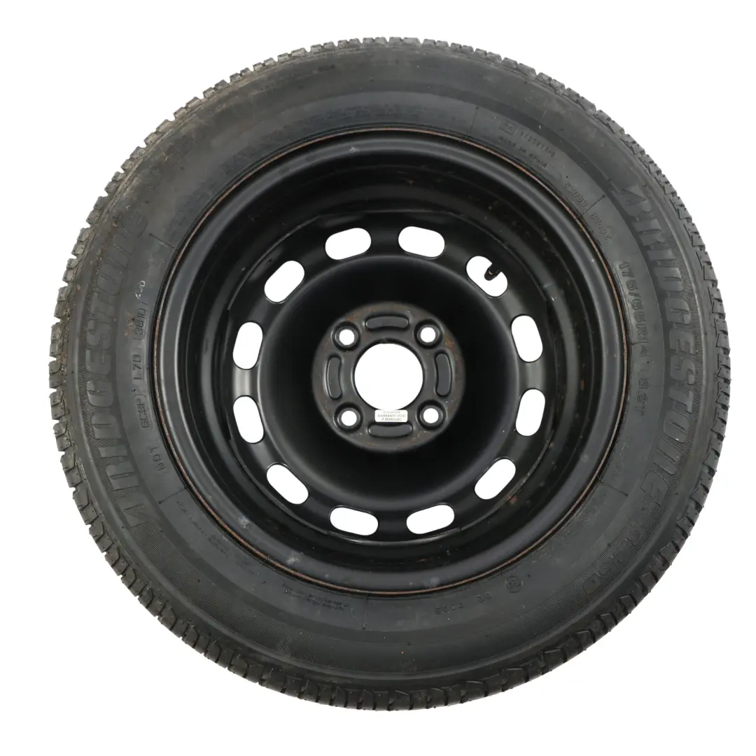 Ford Fiesta Mk7 Rueda Repuesto Emergencia 14" Bridgestone 175/65 - SKU 8V21BA-10330 - Número de pieza 8V21BA-10330