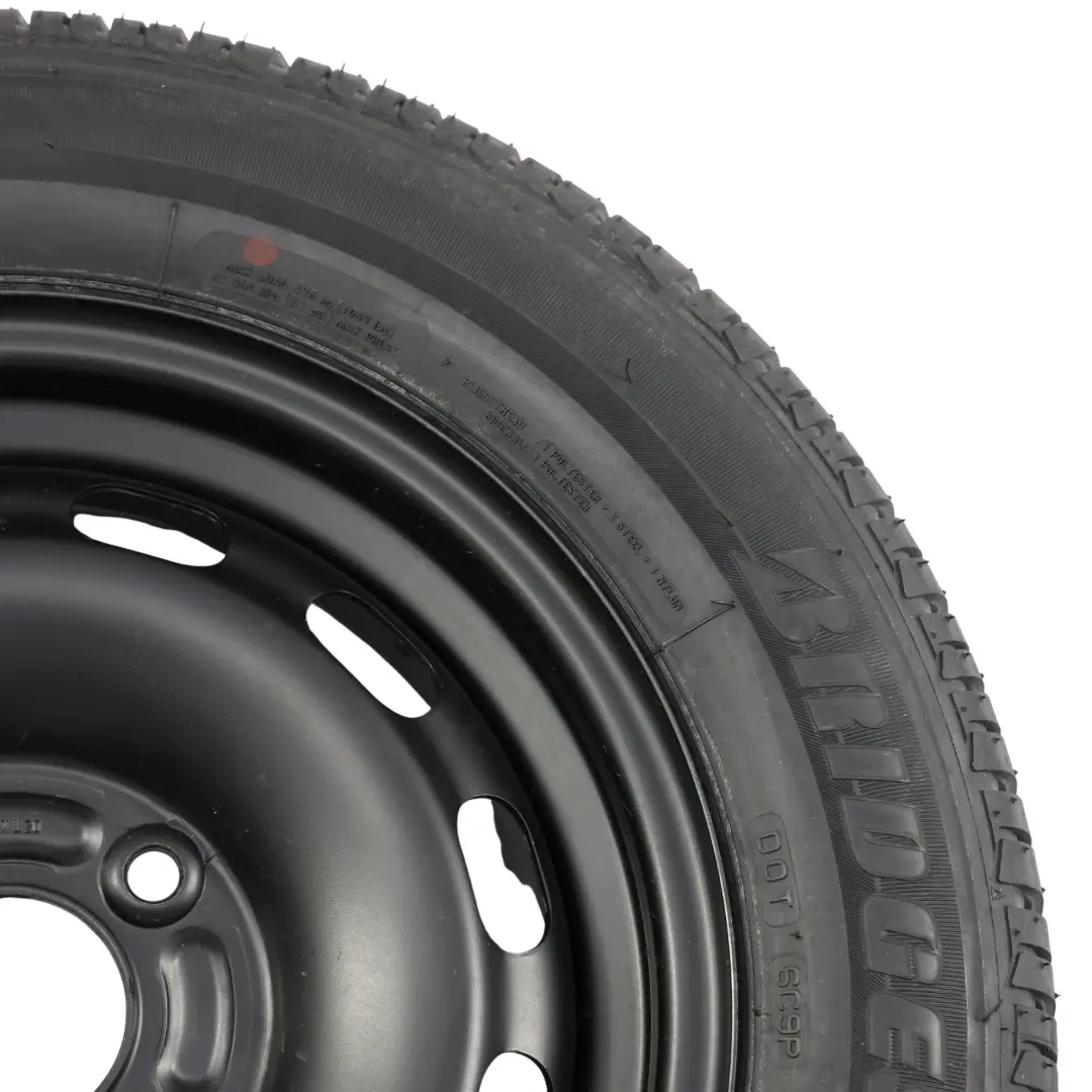 Saver Spare Wheel 14" Bridgestone 175/65 to Ford Fiesta Mk7 Space with Part number 8V21BA-10330 Ford Fiesta Mk7 Space Saver Spare Wheel 14" Bridgestone 175/65 - SKU 8V21BA-10330 - Part number 8V21BA-10330