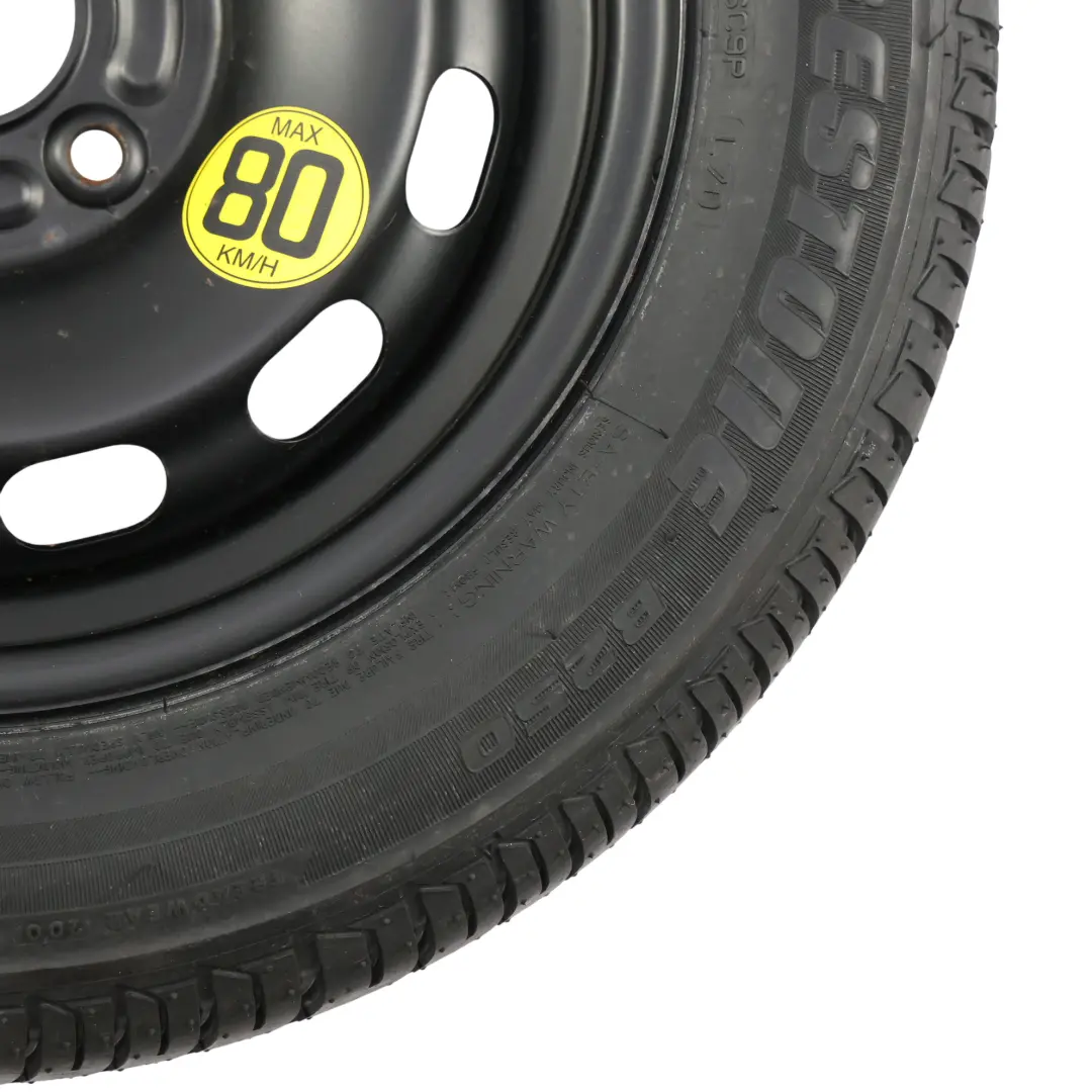 Ford Fiesta Mk7 Notrad Reserverad 14" Bridgestone 175/65 - SKU 8V21BA-10330 - Teilenummer 8V21BA-10330