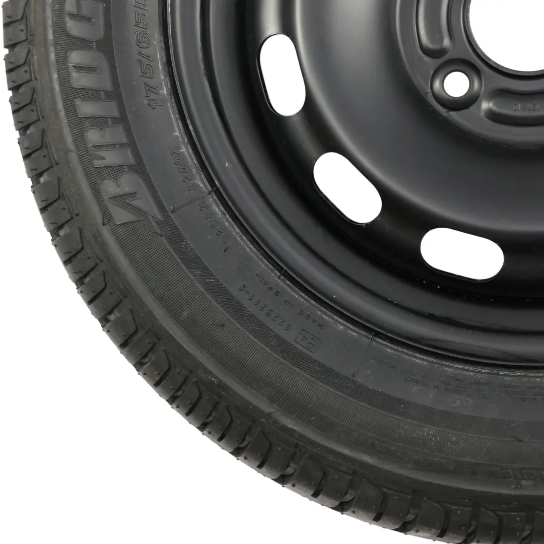 Notrad Reserverad 14" Bridgestone 175/65 für Ford Fiesta Mk7 mit Teilenummer 8V21BA-10330 Ford Fiesta Mk7 Notrad Reserverad 14" Bridgestone 175/65 - SKU 8V21BA-10330 - Teilenummer 8V21BA-10330