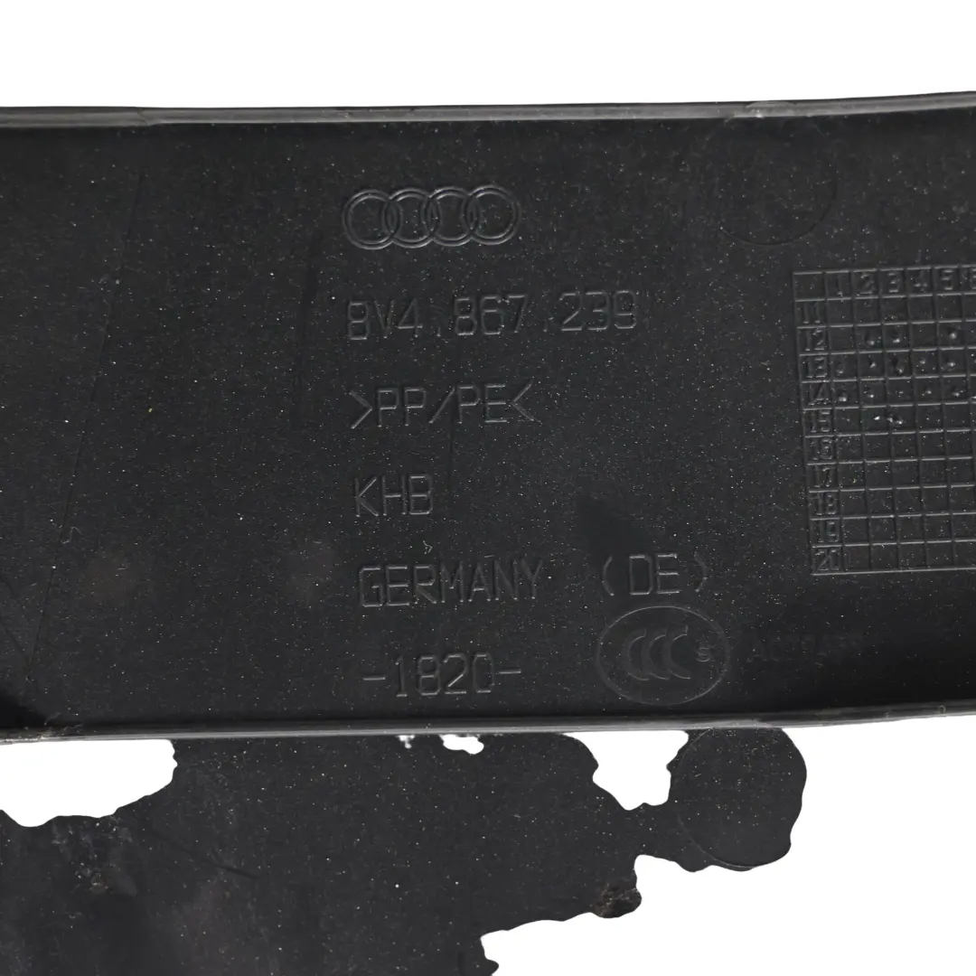 Osłona Słupka B Dolna Panel Czarny Lewy do Audi A3 RS3 8V o numerze 8V4867239 Audi A3 RS3 8V Osłona Słupka B Dolna Panel Czarny Lewy - SKU 8V4867239 - Numer Części 8V4867239