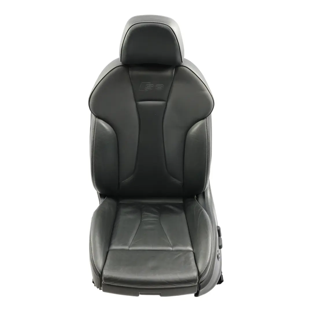 Front Sport Seat Heated Left N/S Interior Black Leather to Audi S3 8V with Part number 8V4881805M Audi S3 8V Front Sport Seat Heated Left N/S Interior Black Leather - SKU 8V4881805M-2 - Part number 8V4881805M
