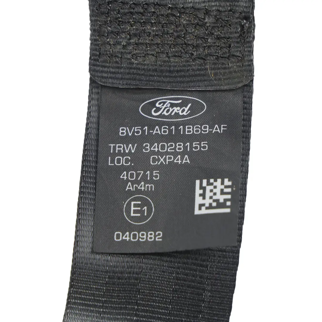 Pas Bezpieczeństwa Tylny Lewy do Ford Fiesta Mk7 o numerze 8V51-A611B69-AF Ford Fiesta Mk7 Pas Bezpieczeństwa Tylny Lewy - SKU 8V51-A611B69-AF - Numer Części 8V51-A611B69-AF