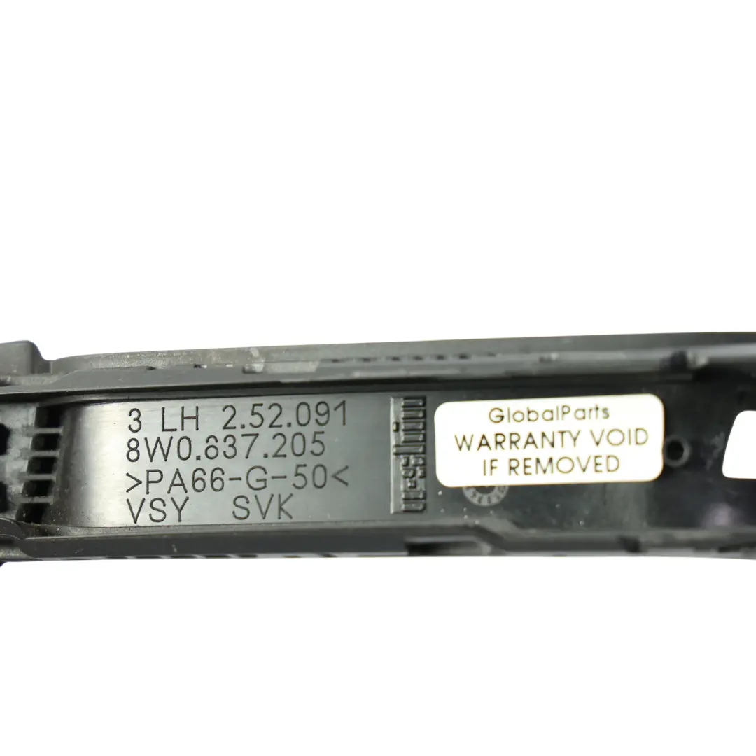 Audi A5 F5 Osłona Klamki Zewnętrznej Drzwi Przedni Lewy - SKU 8W0637205 - Numer Części 8W0637205