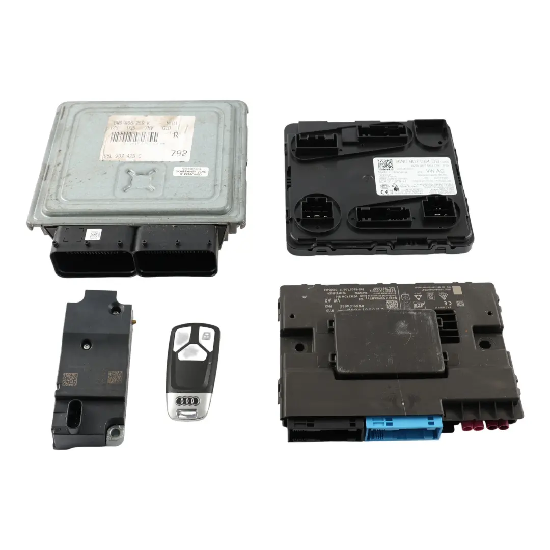 Centralina Motore Kit 2.0 TFSI DDWA 252HP Quattro Automatico 8W090625 per Audi A5 F5 con numero di parte 8W0906259K Audi A5 F5 Centralina Motore Kit 2.0 TFSI DDWA 252HP Quattro Automatico 8W090625 - SKU 8W0906259K-2 - Numero di parte 8W0906259K