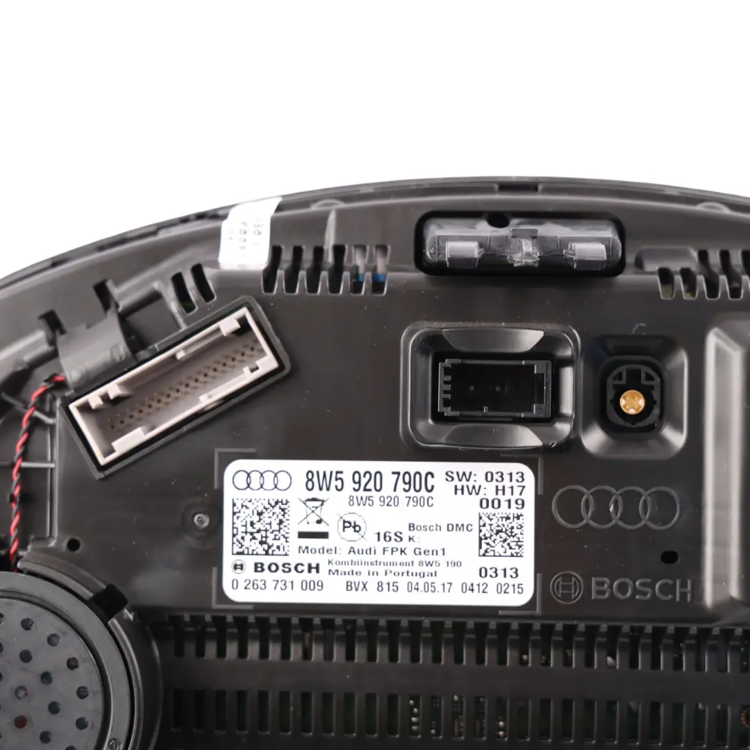 Instrument Cluster Speedometer Petrol Automatic to Audi A5 S5 Petrol with Part number 8W5920790C Audi A5 S5 Petrol Instrument Cluster Speedometer Petrol Automatic - SKU 8W5920790C-1 - Part number 8W5920790C