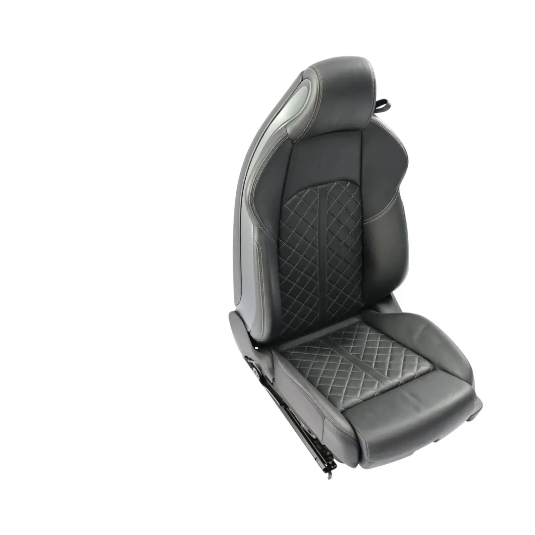 Audi A5 F5 Fotel Przedni Sport Elektryczny Grzany Masaż Skóra Lewy Czarny - SKU 8W6881805BJ-3 - Numer Części 8W6881805BJ