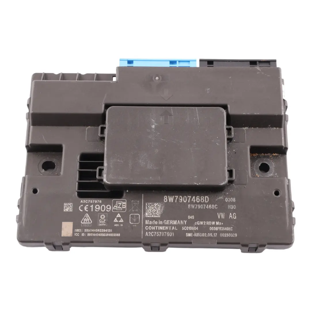 Audi A5 S5 F5 Gateway Data Bus Module Control Unit - SKU 8W7907468D - Part number 8W7907468D