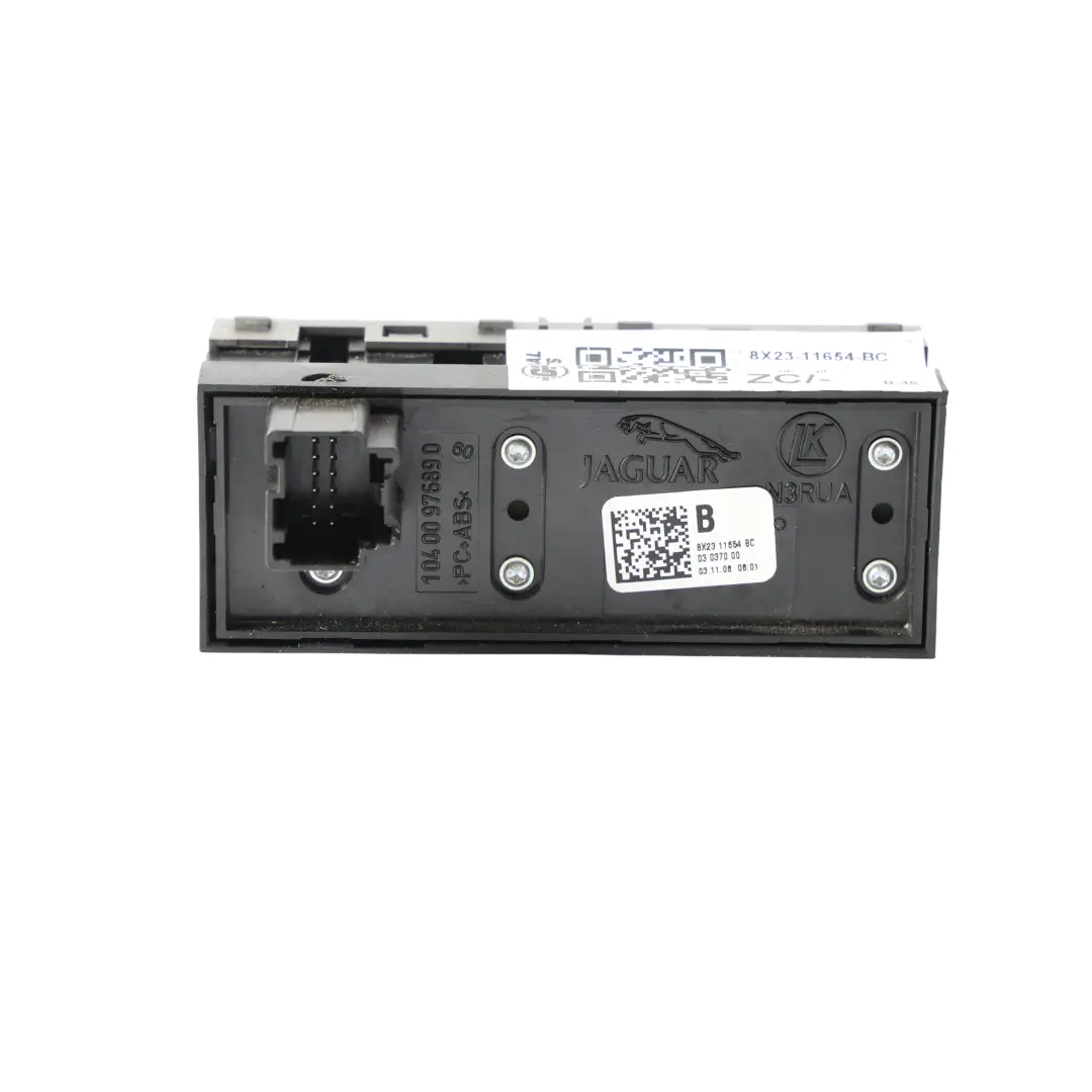 Jaguar XF X250 Pannello Interruttori Fari Sblocco Portellone - SKU 8X23-11654-BC - Numero di parte 8X23-11654-BC