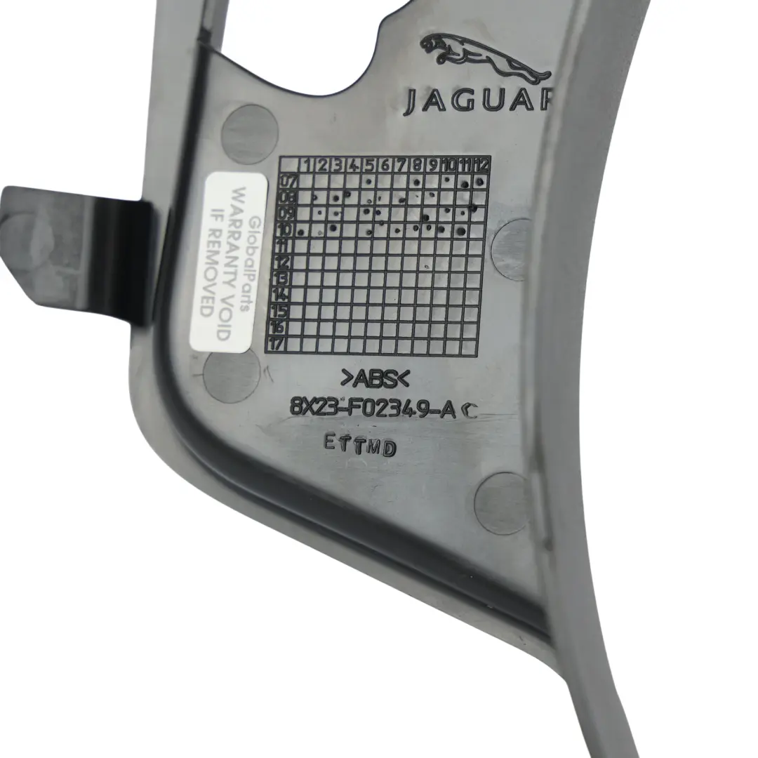 Jaguar XF X250 Listwa Wewnętrzna Osłona Panel Lewy - SKU 8X23-F02349-A - Numer Części 8X23-F02349-A