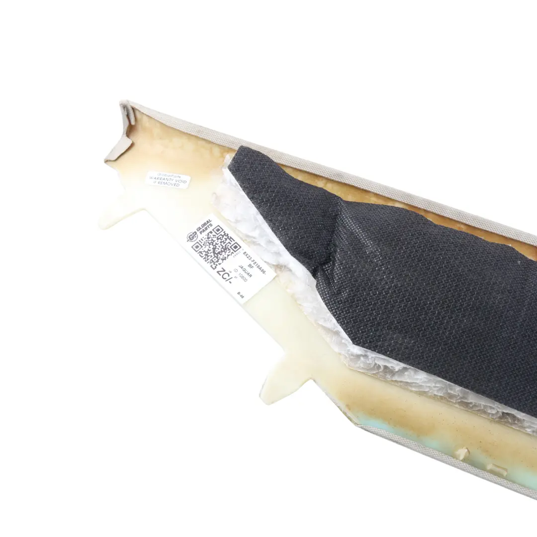 Jaguar XF X250 Pillar Trim Cover Panel Rear Right O/S Beige - SKU 8X23-F519A96-BF - Part number 8X23-F519A96-BF