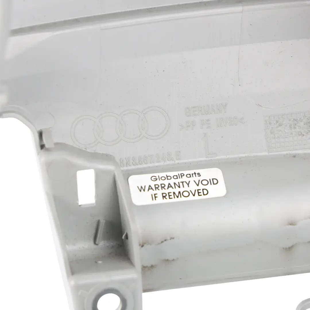 3Dr Upper B Pillar Trim Cover Panel Left N/S Grey to Audi A1 8X with Part number 8X3867243B Audi A1 8X 3Dr Upper B Pillar Trim Cover Panel Left N/S Grey - SKU 8X3867243B - Part number 8X3867243B