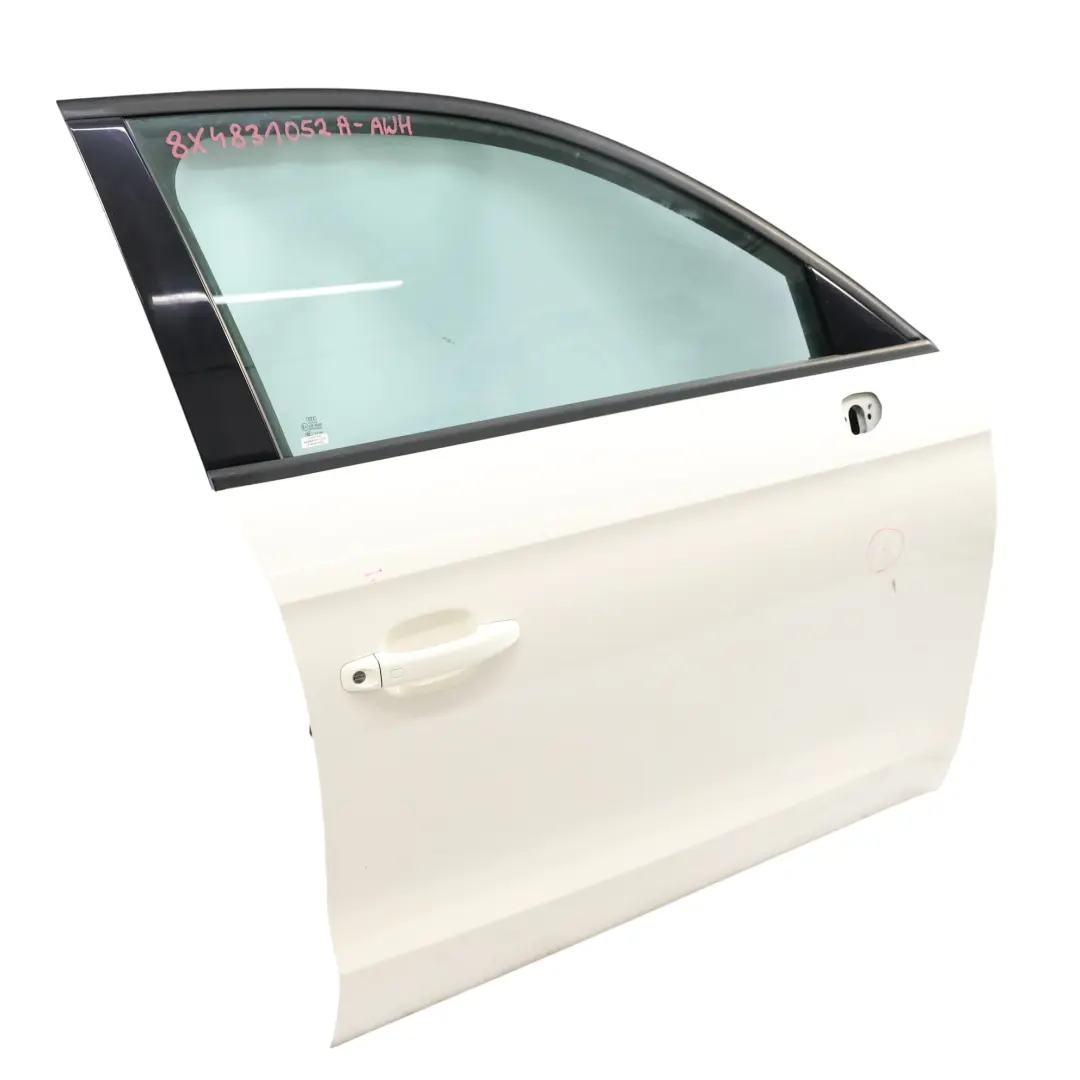 Audi A1 8X Porte Avant Droite Blanc Amalfi Y9K - SKU 8X4831052A-AWH - Numéro de pièce 8X4831052A
