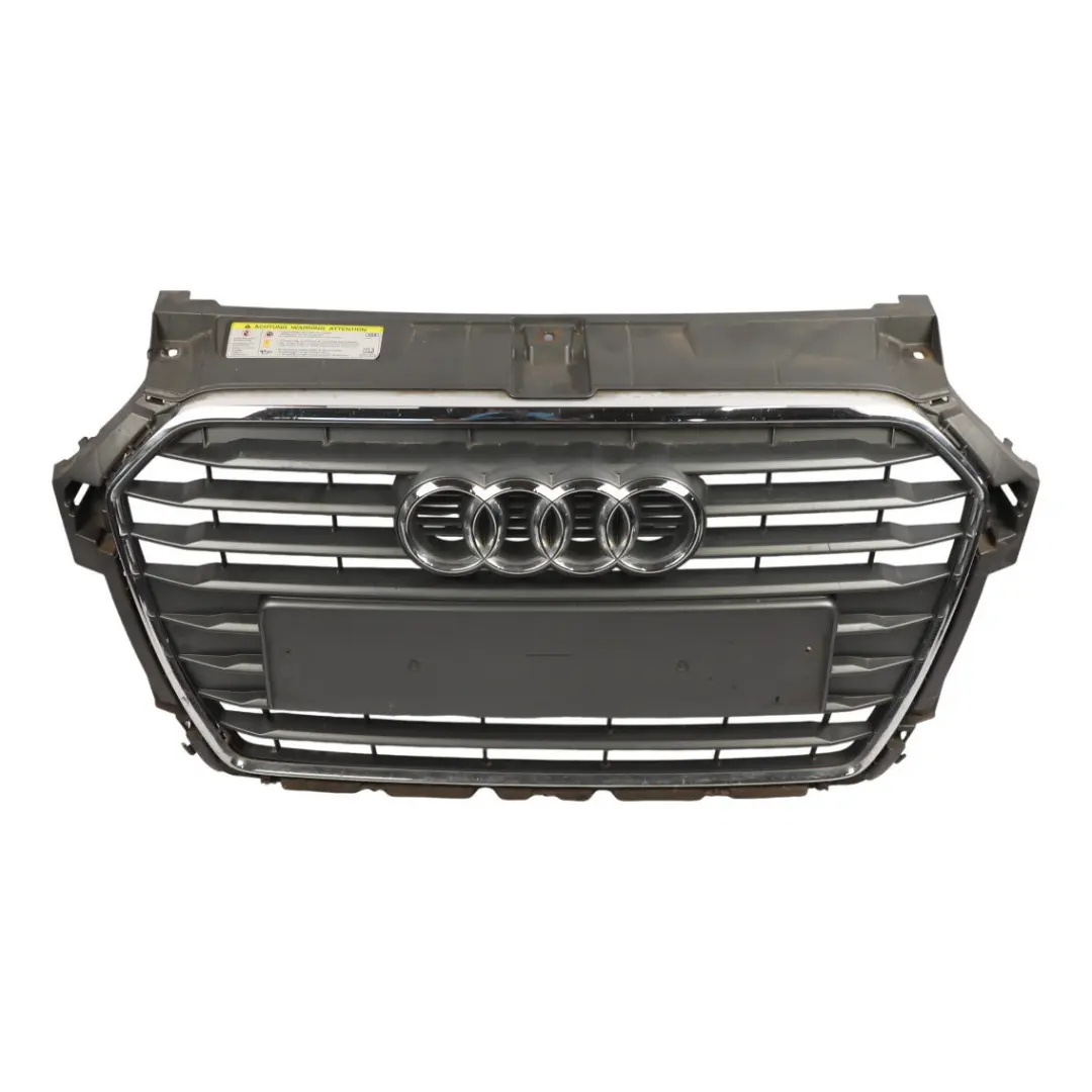 Front Bumper Upper Grille Surround Cover Panel to Audi A1 S1 8X with Part number 8XA853651B Audi A1 S1 8X Front Bumper Upper Grille Surround Cover Panel - SKU 8XA853651B - Part number 8XA853651B