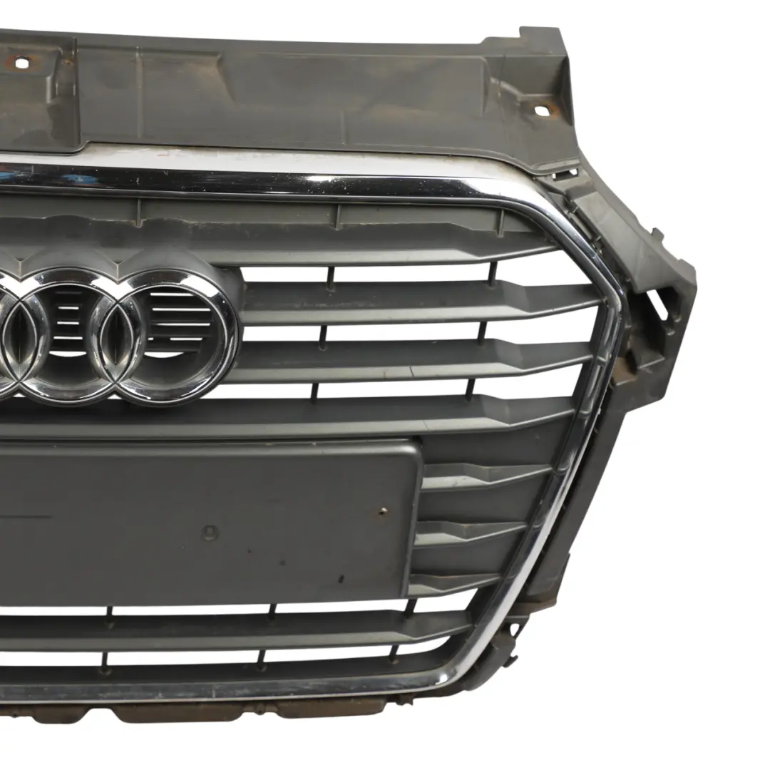 Front Bumper Upper Grille Surround Cover Panel to Audi A1 S1 8X with Part number 8XA853651B Audi A1 S1 8X Front Bumper Upper Grille Surround Cover Panel - SKU 8XA853651B - Part number 8XA853651B