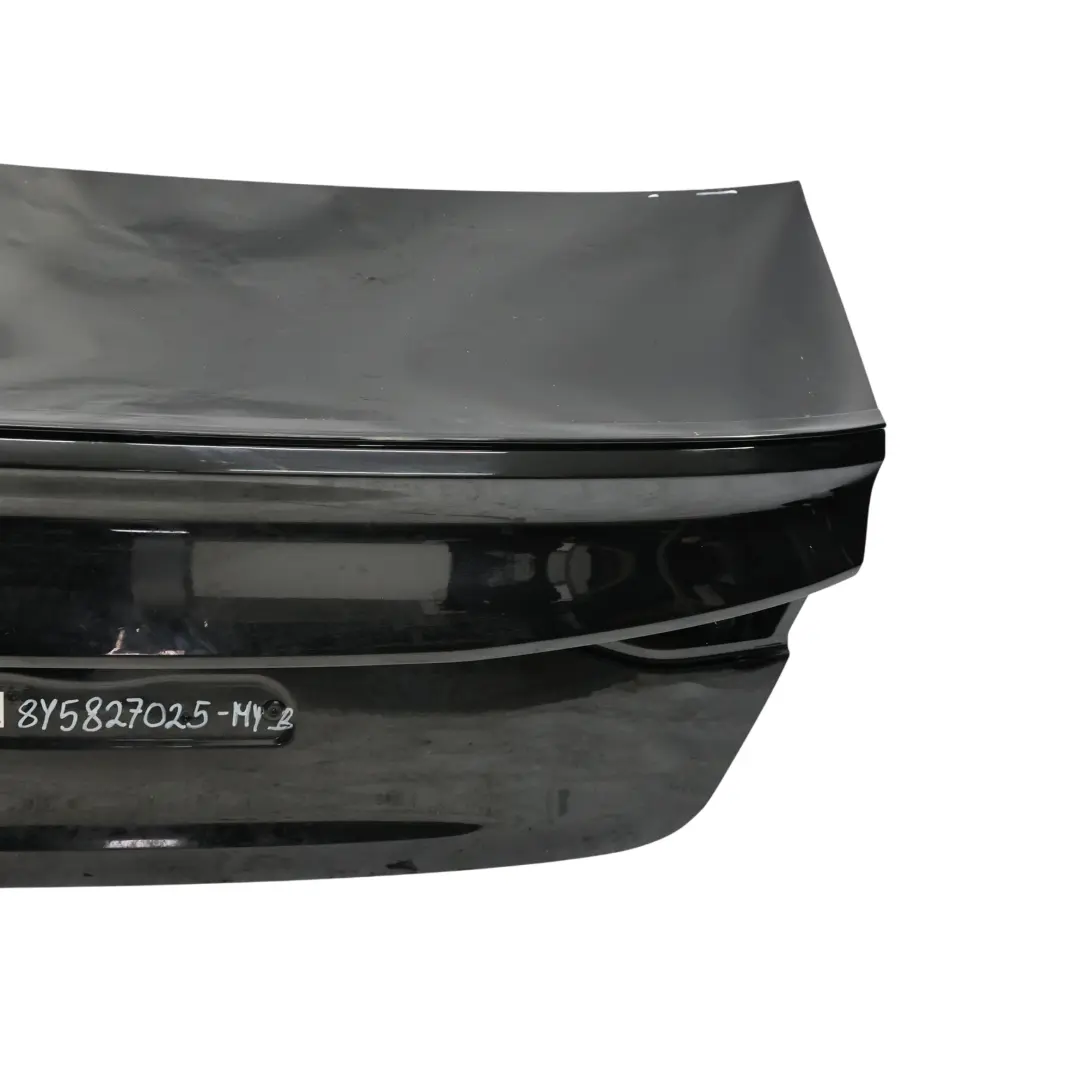 Audi A3 S3 8Y Saloon Boot Trunk Lid Tailgate Rear Lid Mythical Black - Y9T - SKU 8Y5827025-MYB - Part number 8Y5827025