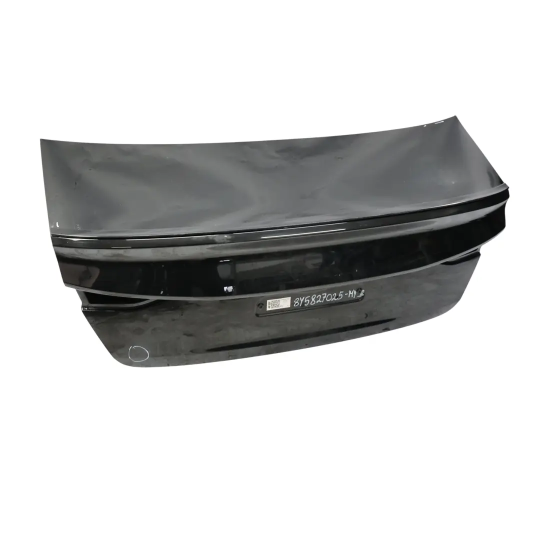 8Y Saloon Boot Trunk Lid Tailgate Rear Lid Mythical Black - Y9T to Audi A3 S3 with Part number 8Y5827025 Audi A3 S3 8Y Saloon Boot Trunk Lid Tailgate Rear Lid Mythical Black - Y9T - SKU 8Y5827025-MYB - Part number 8Y5827025