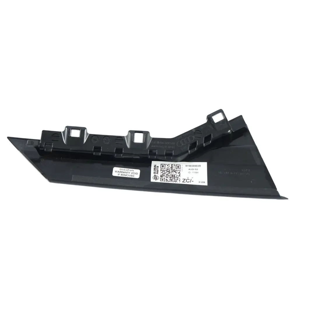 8Y Exterior D Pillar Trim Cover Panel Left N/S Black to Audi A3 S3 with Part number 8Y5839903B Audi A3 S3 8Y Exterior D Pillar Trim Cover Panel Left N/S Black - SKU 8Y5839903B - Part number 8Y5839903B