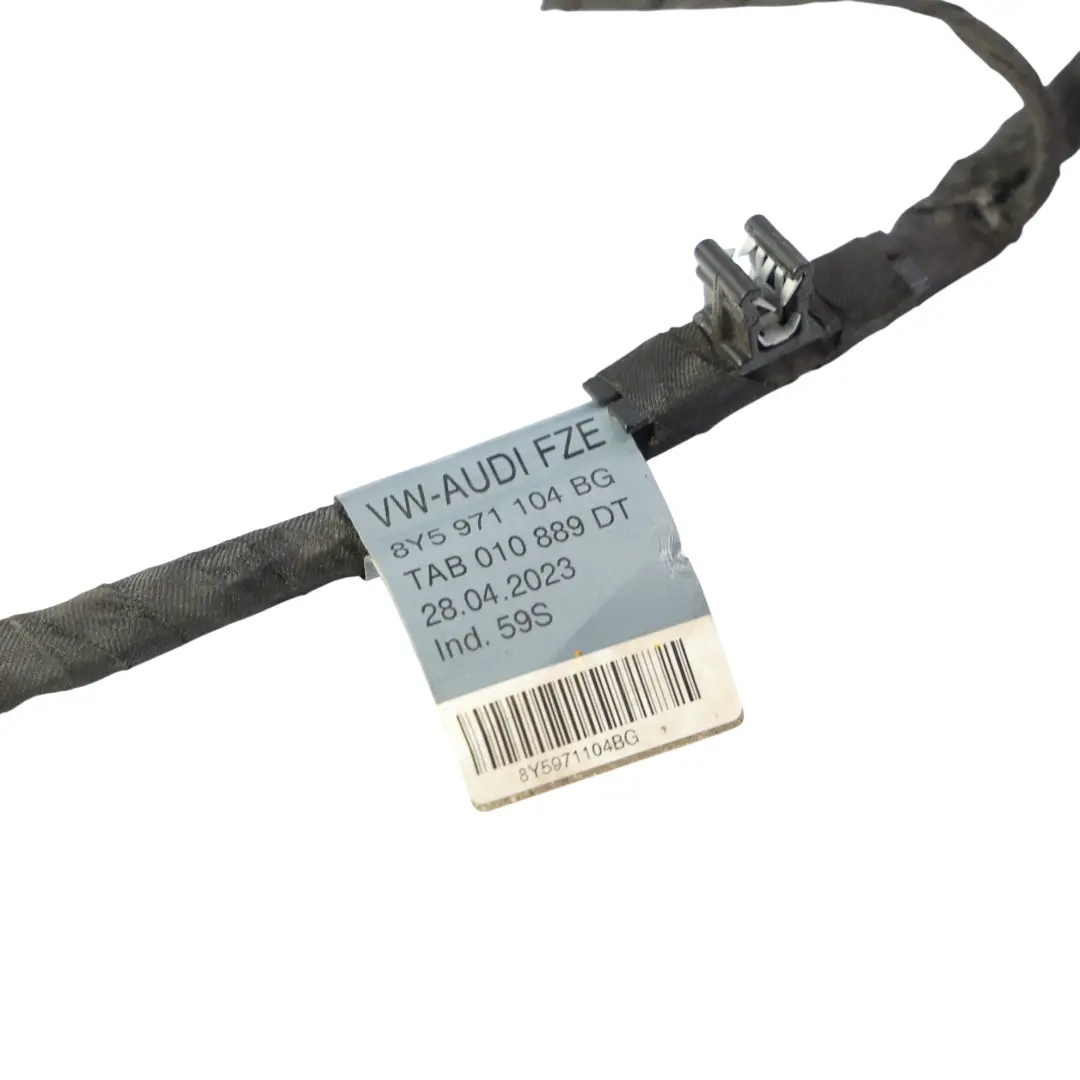 Audi A3 S3 8Y Rear Bumper Parking Sensor Wiring Loom Harness - SKU 8Y5971104BG - Part number 8Y5971104BG