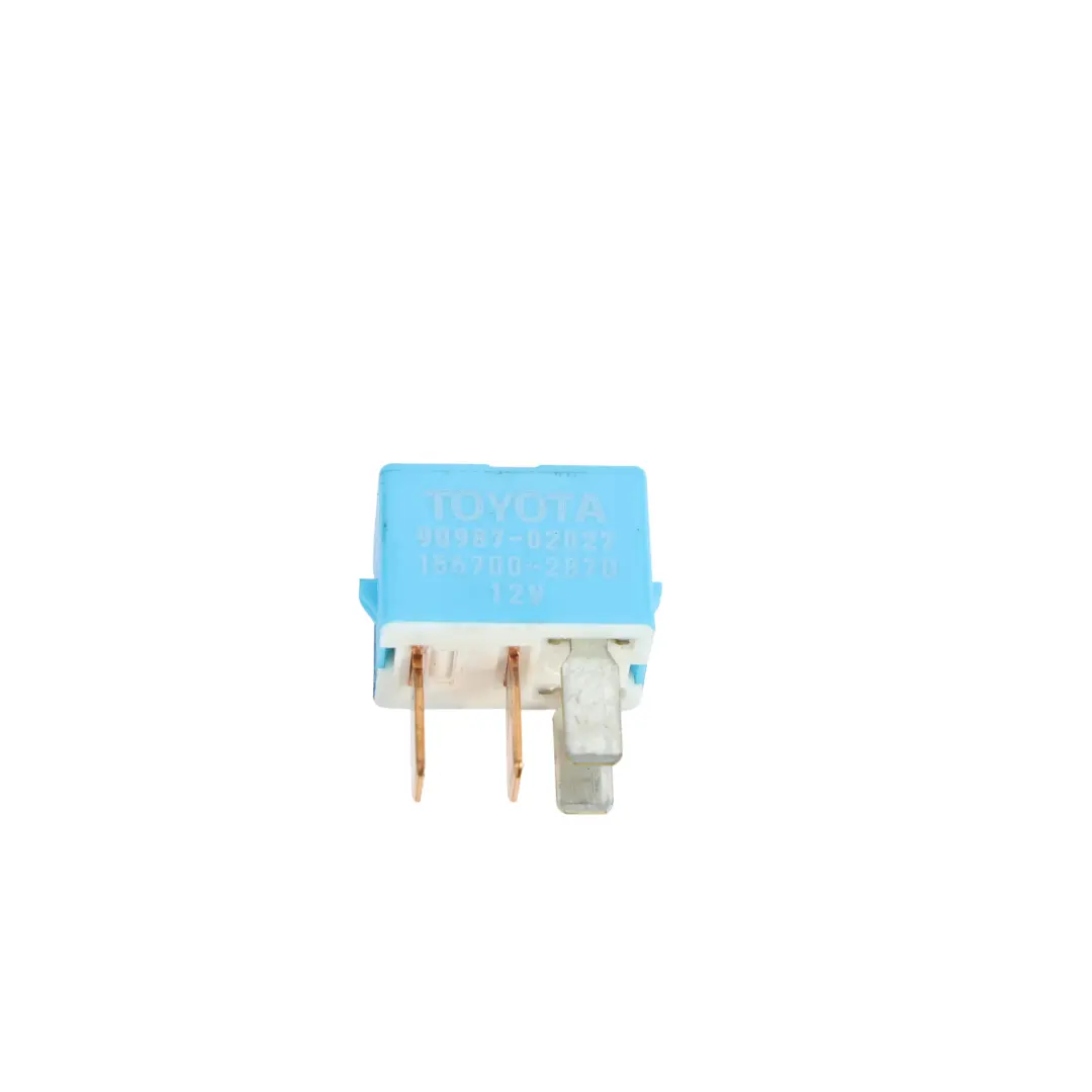 Relé Tapa Combustible 4 Pines Azul 12V para Toyota Celica T23 Avensis T270 con número de pieza 9098702027 Toyota Celica T23 Avensis T270 Relé Tapa Combustible 4 Pines Azul 12V - SKU 9098702027-1 - Número de pieza 9098702027
