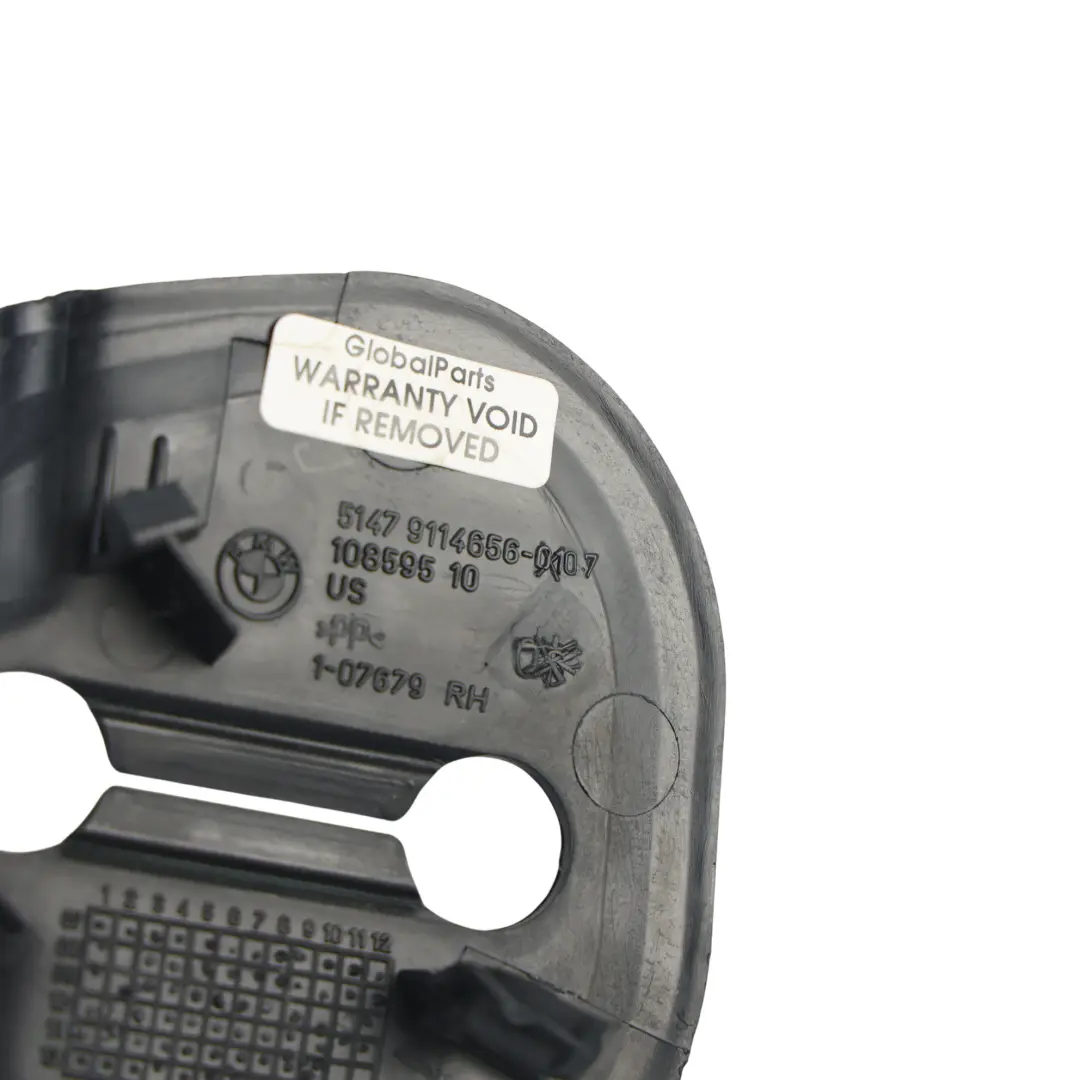 BMW X6 E71 Garniture Habillage Intérieur Côté Droit Noir 9114655 - SKU 9114656 - Numéro de pièce 9114656