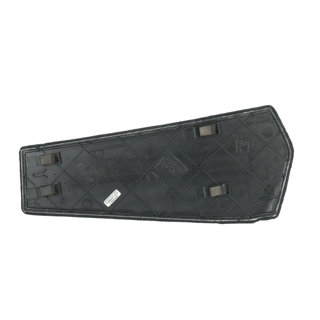 BMW F01 F02 LCI Garniture Console Centrale Arrière Droite Noire - SKU 9123876-1 - Numéro de pièce 9123876