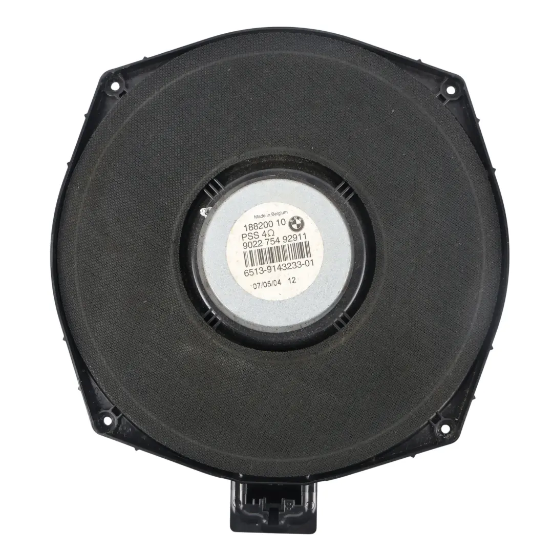 Speaker Central Bass Left N/S to BMW E81 E87 E88 E90 E91 E92 E93 with Part number 9143233 BMW E81 E87 E88 E90 E91 E92 E93 Speaker Central Bass Left N/S - SKU 9143233-1 - Part number 9143233