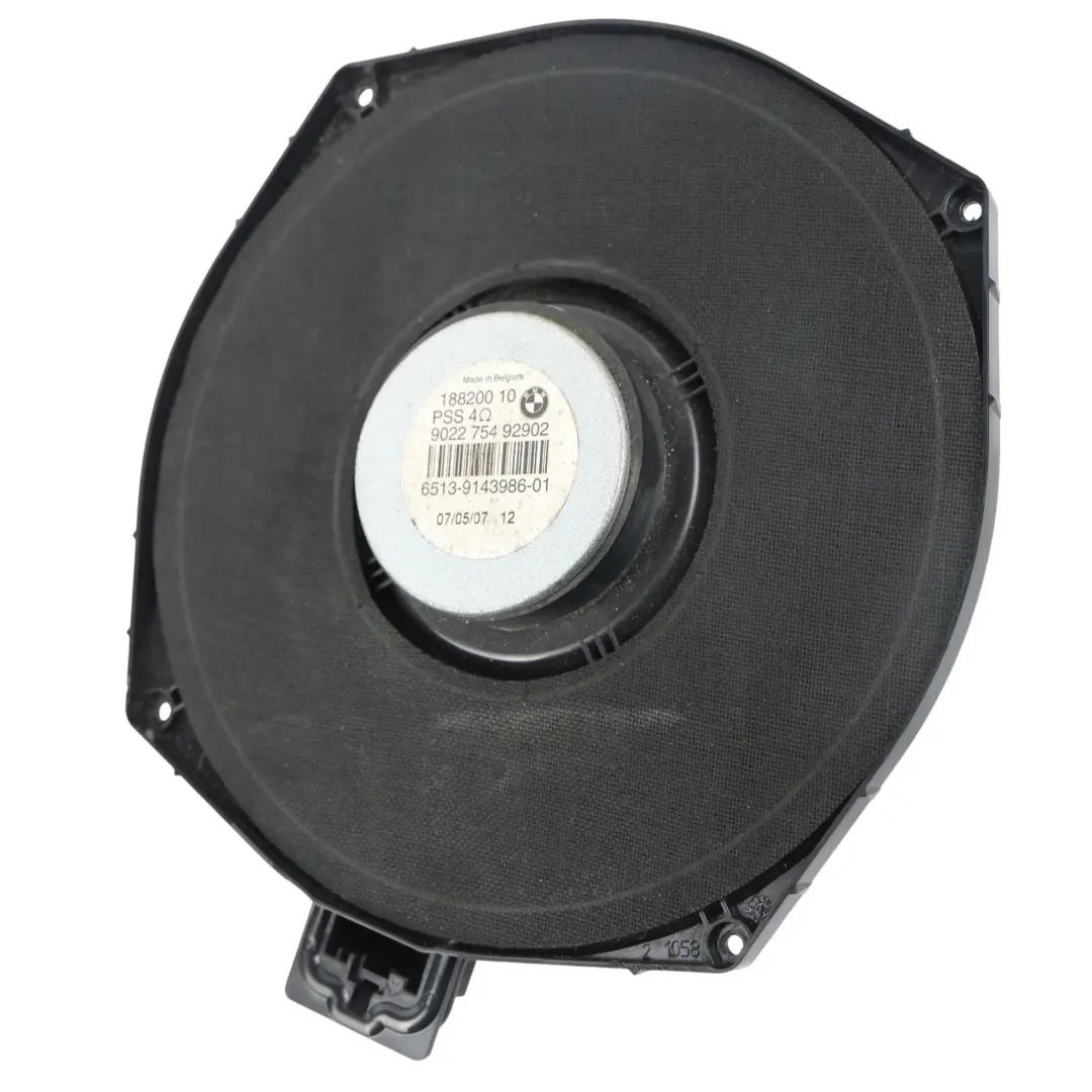 Central Bass Speaker Right O/S 9204786 to BMW E81 E82 E87 E88 E90 E91 E92 E93 with Part number 9143986 BMW E81 E82 E87 E88 E90 E91 E92 E93 Central Bass Speaker Right O/S 9204786 - SKU 9143986-2 - Part number 9143986