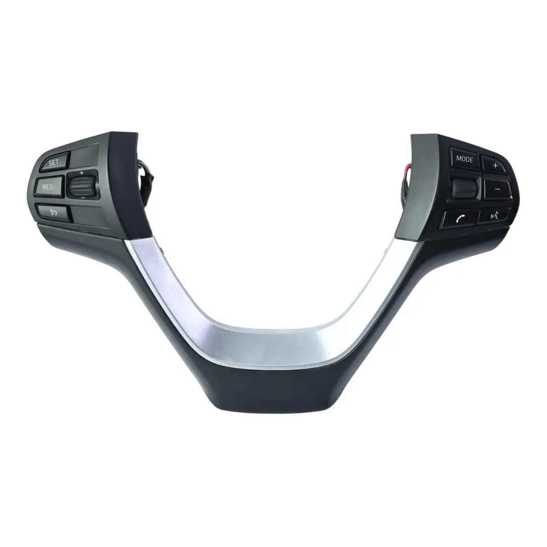BMW X3 F25 Steering Wheel Switch Multifunction Button Trim Black Silver - SKU 9230229-2 - Part number 9230229